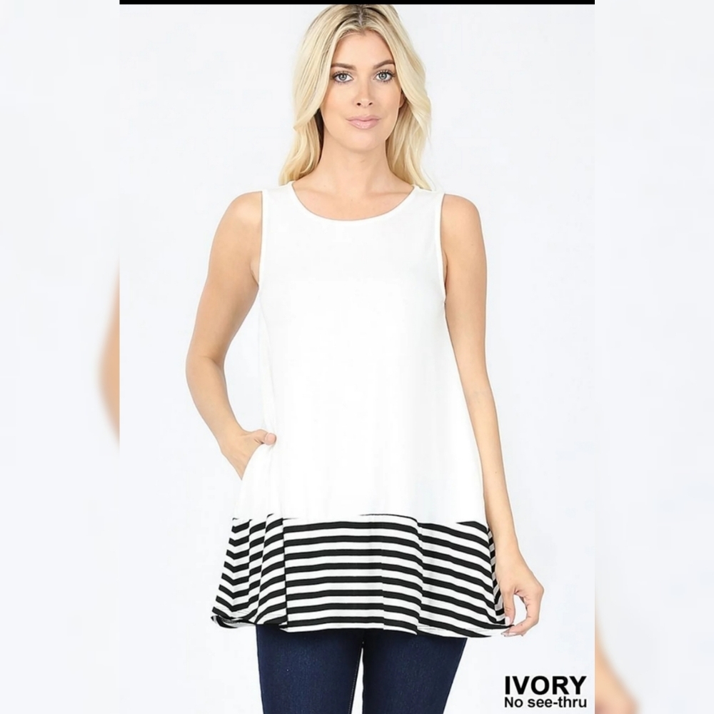 Zenana Sleeveless Tunic